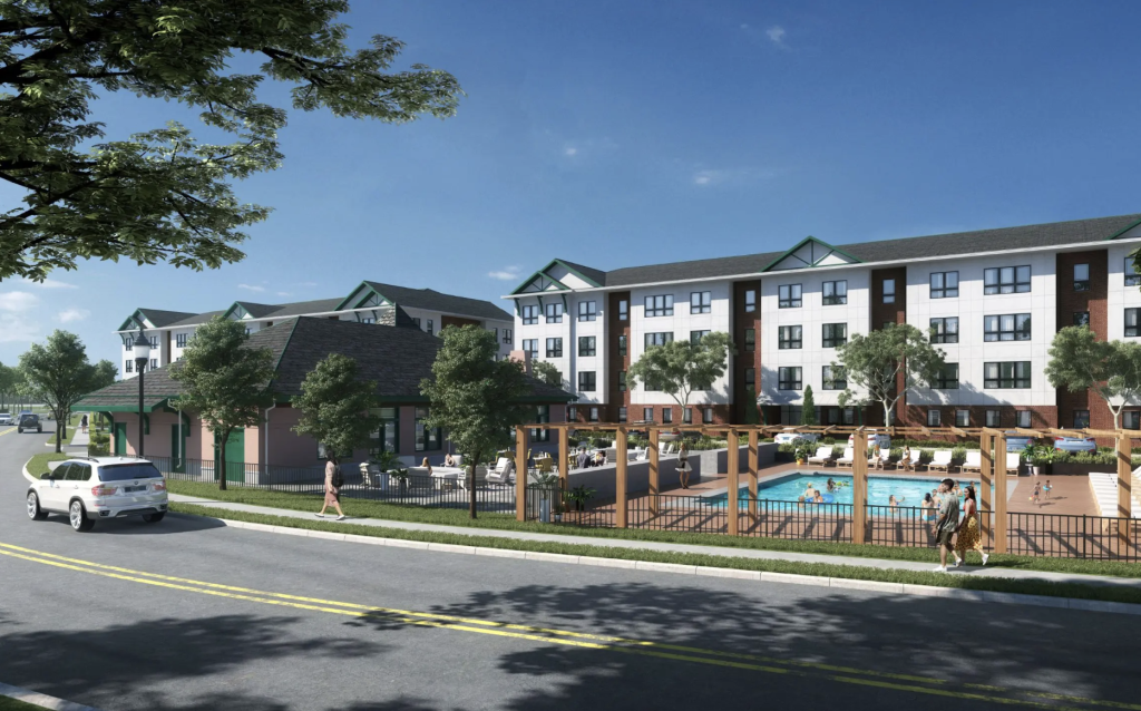 Rendering of the Nell at Dunellen.
